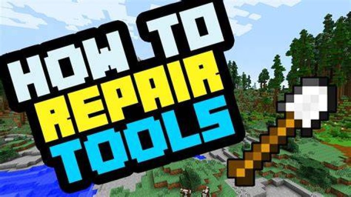 How to mend tools in minecraft