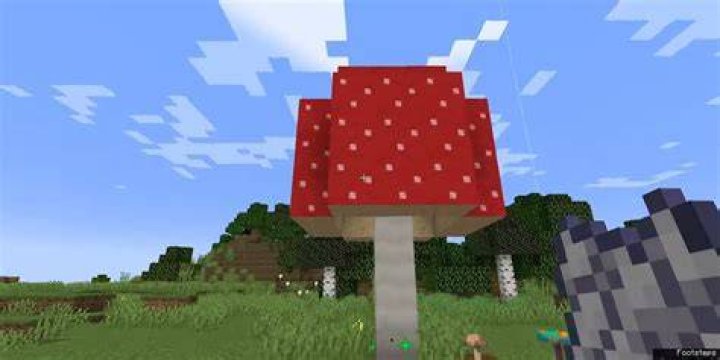 How to mine giant mushrooms in minecraft