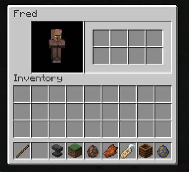 How to open a villagers inventory minecraft