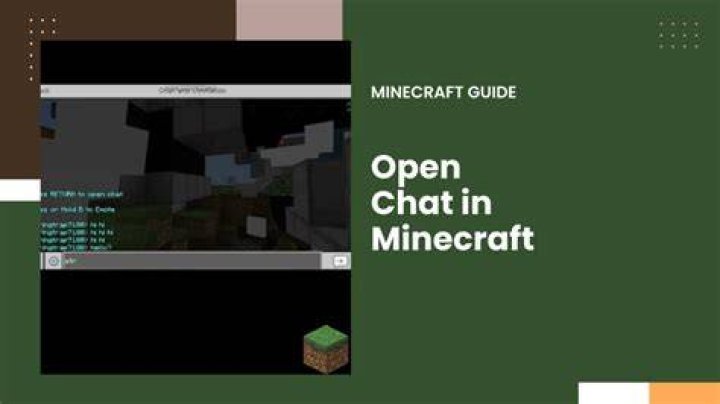 How to open chat on minecraft ps4