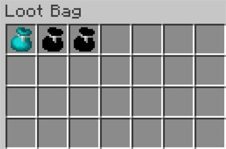 How to open loot bags minecraft