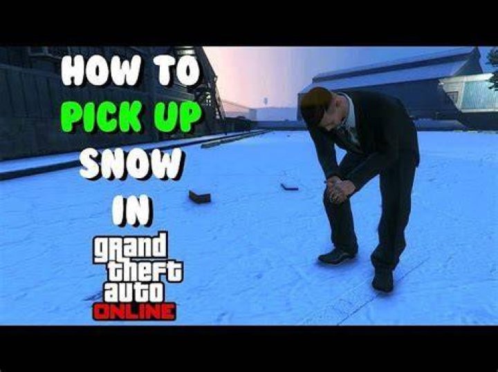 How to pick up snowballs in gta 5 pc