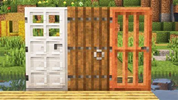 How to place a door in minecraft