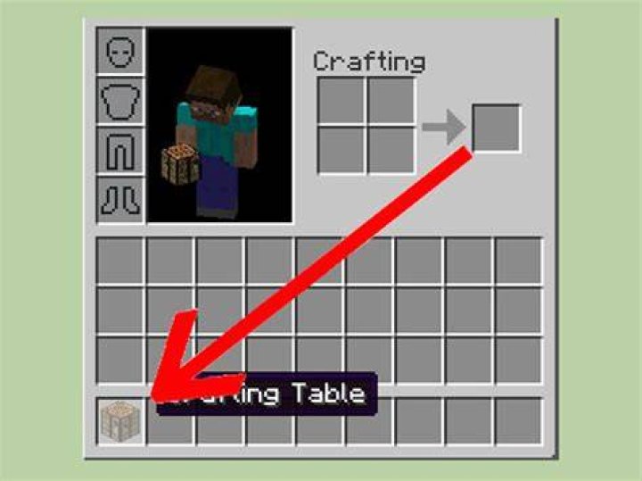 How to place crafting table minecraft