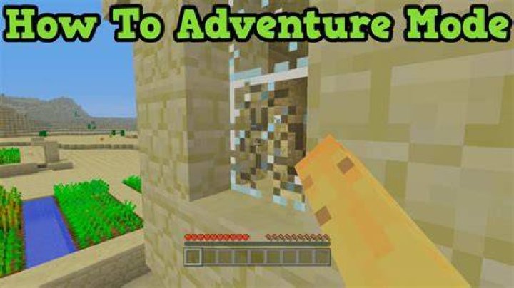 How to play minecraft adventure mode