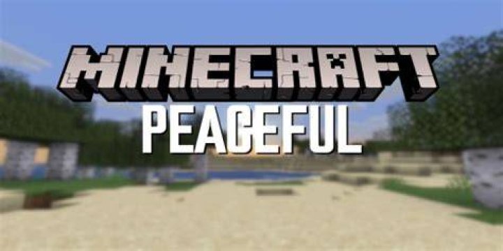 How to play minecraft peaceful mode