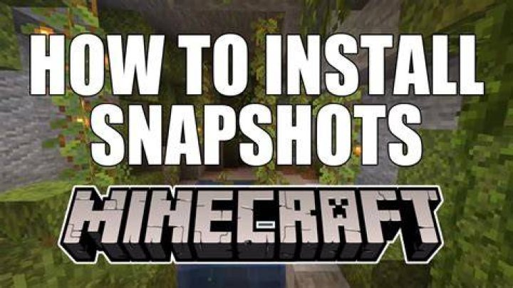 How to play on minecraft snapshots