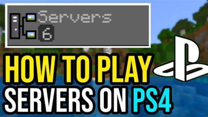 How to play servers on minecraft ps4
