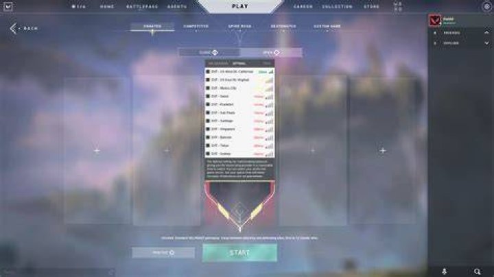How to play valorant in different regions