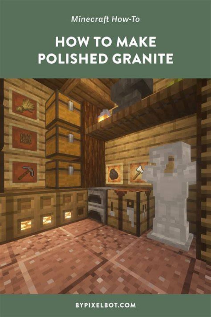 How to polish granite in minecraft