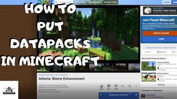 How to put datapacks in minecraft