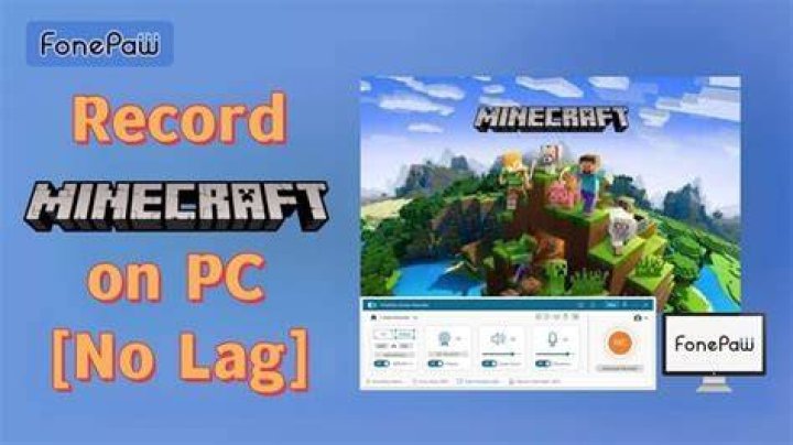 How to record minecraft with no lag