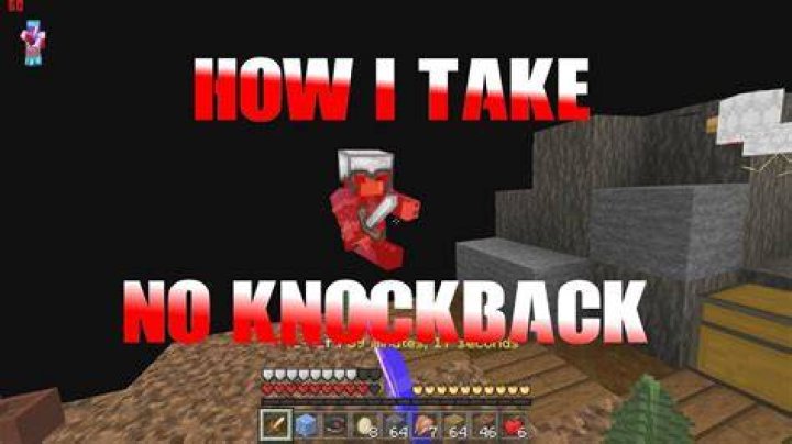 How to reduce knockback in minecraft