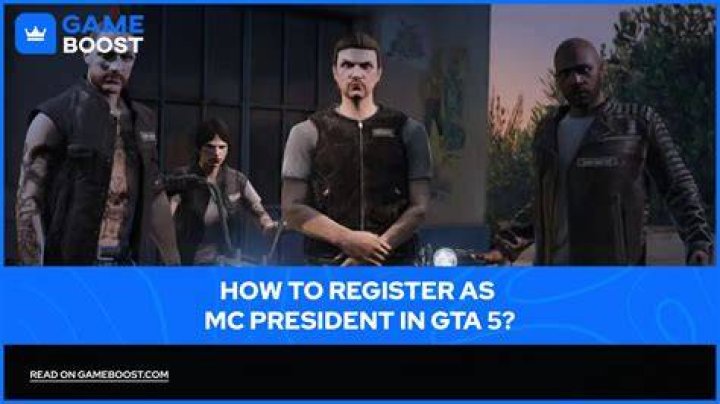 How to register as mc president gta 5