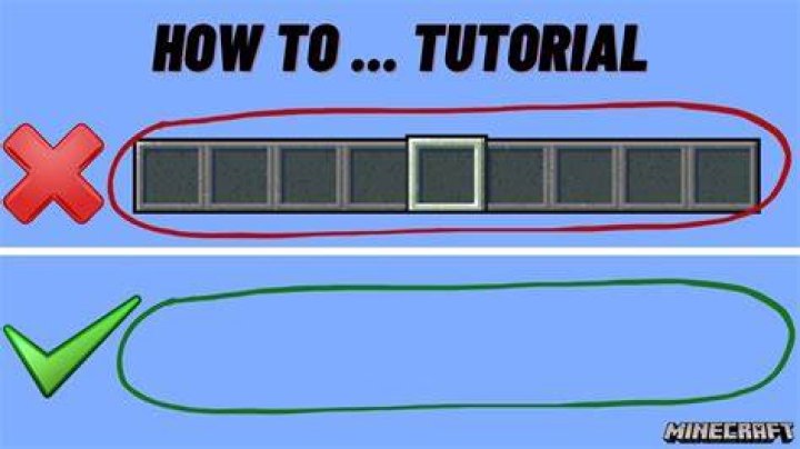How to remove hotbar in minecraft