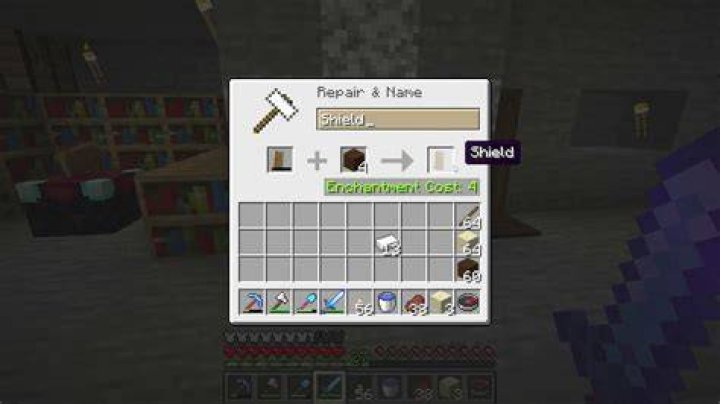 How to repair a shield in minecraft