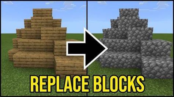 How to replace blocks in minecraft worldedit