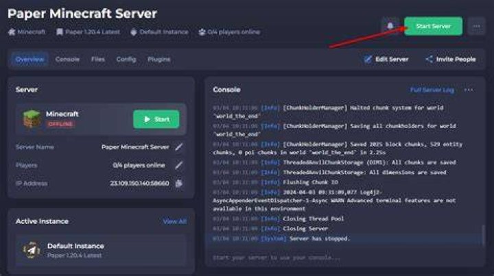 How to reset a server minecraft