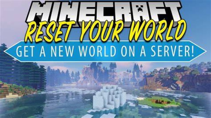 How to reset your minecraft world