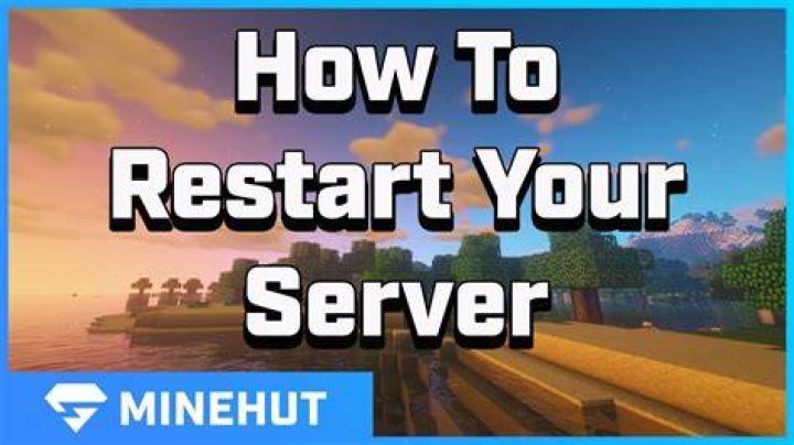 How to restart a server minecraft