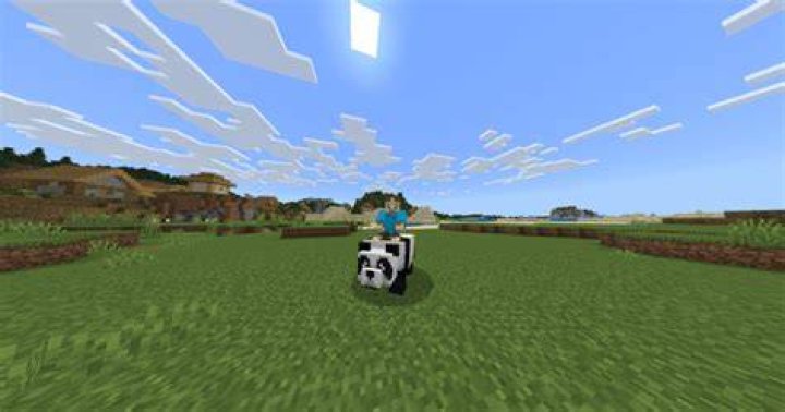How to ride pandas in minecraft