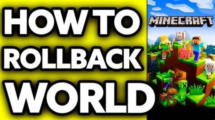 How to rollback a minecraft realm