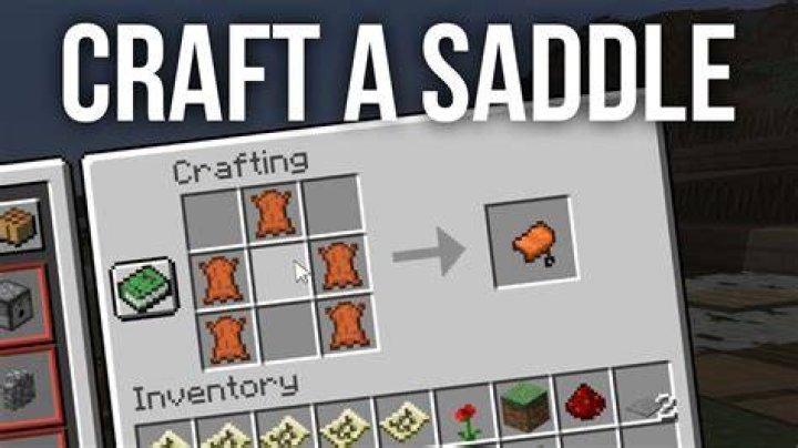 How to saddle a horse in minecraft