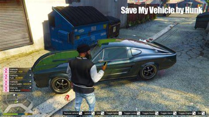 How to save a car in gta 5