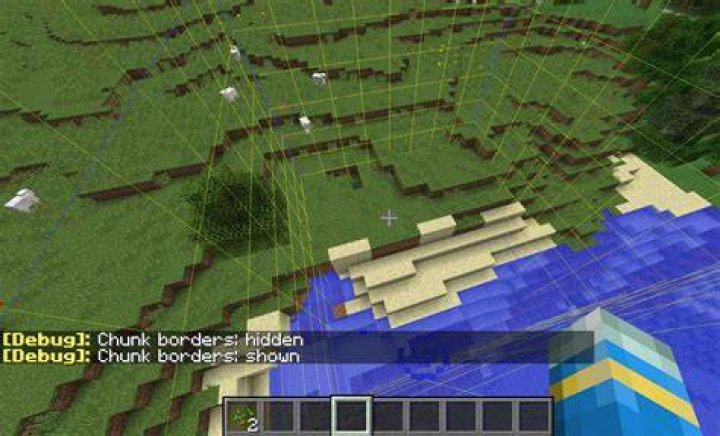 How to see chunks in minecraft java