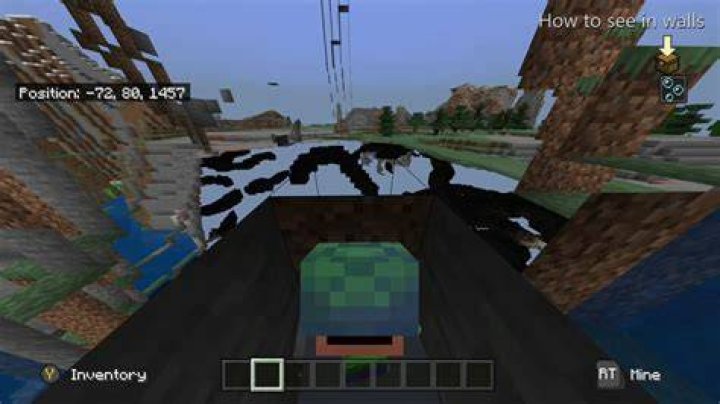 How to see through walls minecraft