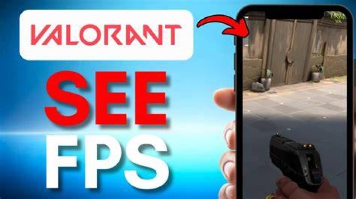 How to see your fps in valorant