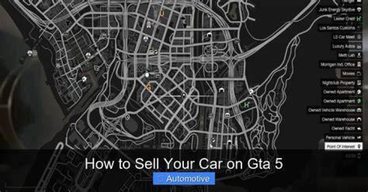 How to sell a car in gta 5