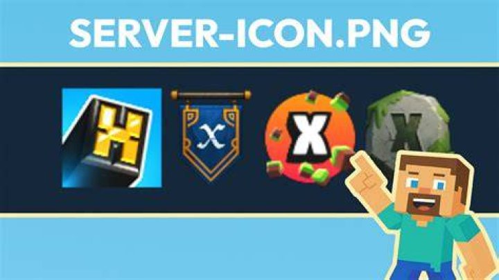 How to set a server icon minecraft