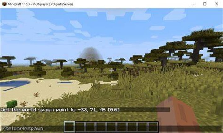 How to set minecraft world spawn