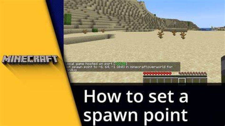 How to set spawn on minecraft