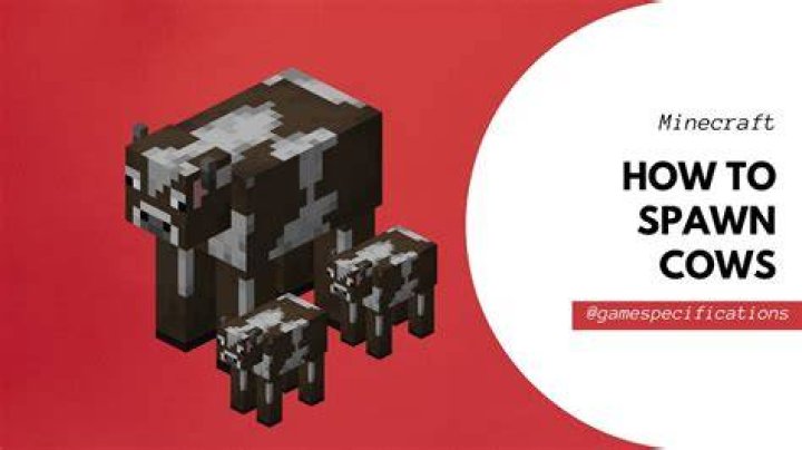 How to spawn a cow in minecraft
