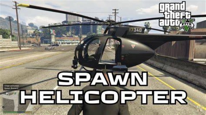How to spawn a helicopter in gta v