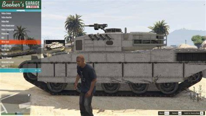 How to spawn a tank in gta v