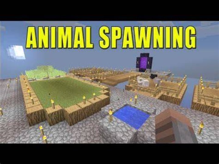 How to spawn animals in minecraft skyblock