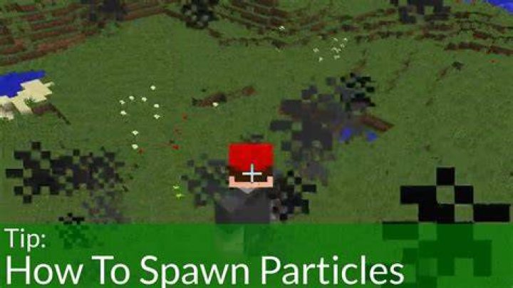 How to spawn particles in minecraft
