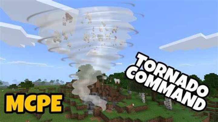 How to spawn tornado in minecraft