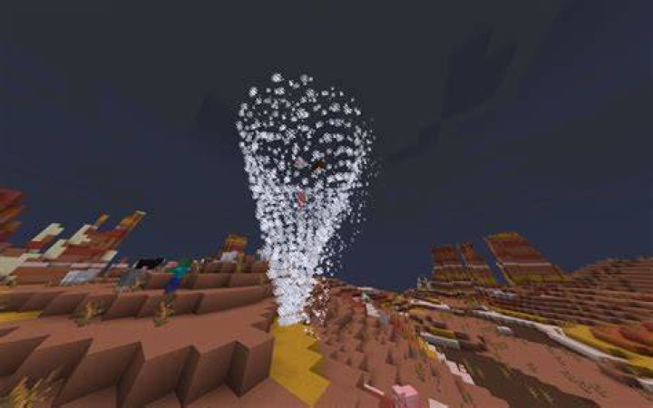 How to spawn tornadoes in minecraft