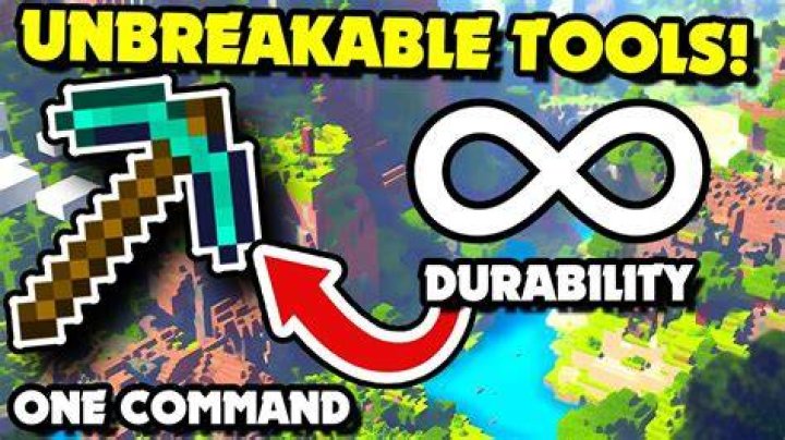 How to spawn unbreakable items in minecraft