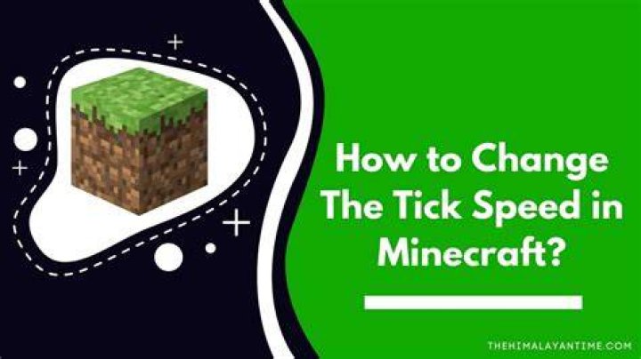 How to speed up minecraft ticks