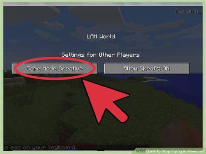 How to stop flying in minecraft