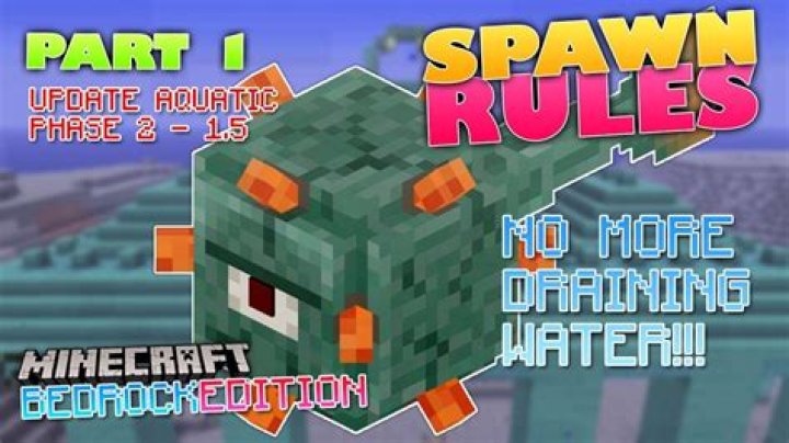 How to stop guardians from spawning minecraft