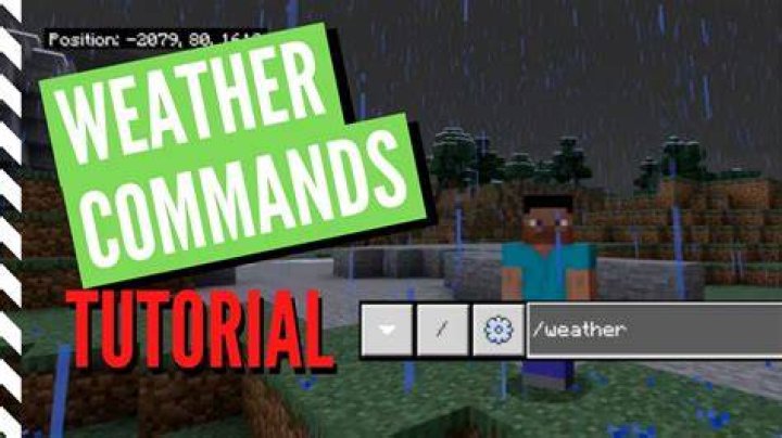 How to stop weather in minecraft
