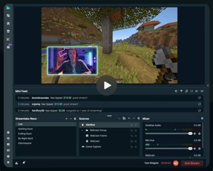 How to stream minecraft on streamlabs