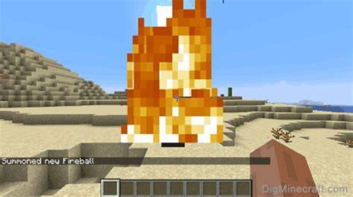 How to summon a fireball minecraft