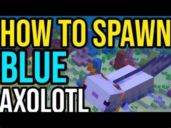How to summon blue axolotl minecraft bedrock